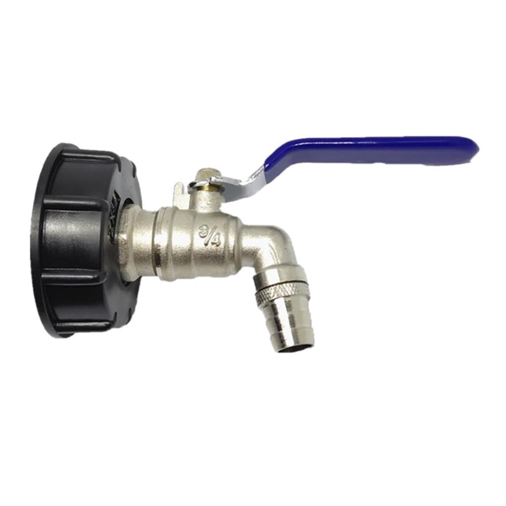 IBC Tote Tank Food Adapter Coarse Thread Brass Hose Faucets Valve Type A