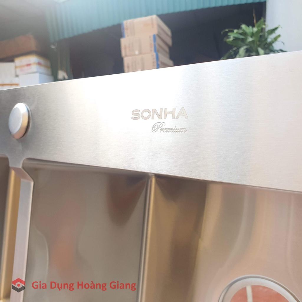 Chậu rửa bát handmade Sơn Hà Inox cao cấp chính hãng
