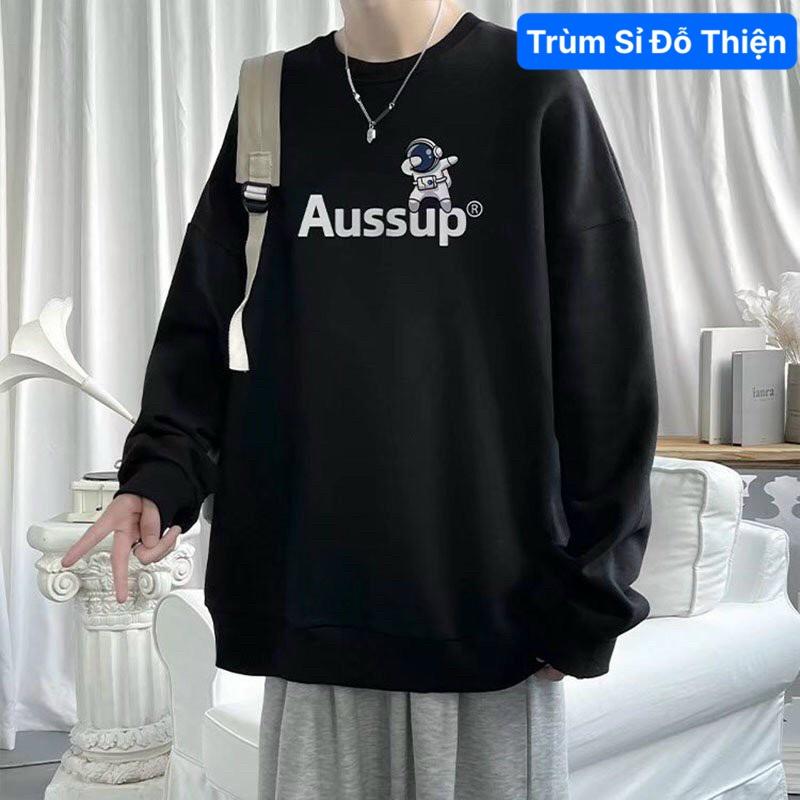 Áo Sweater nam Phi Hành Gia Aussup Chất nỉ bông cao cấp đủ size dành cho nam nữ mặc nhà đi chơi học phong cách Hàn Quốc