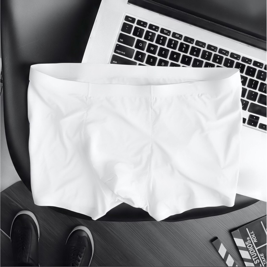 Combo 3 Quần lót nam boxer đúc lụa - Sịp nam dáng boxer