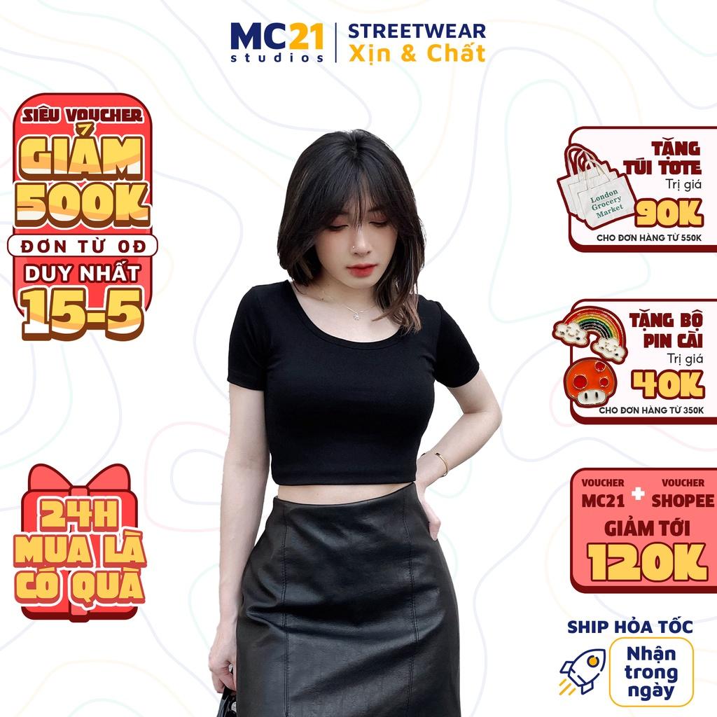 Áo croptop MINION CLOTHING tee form vừa ngắn tay phông cổ tròn pull Ulzzang Streetwear Hàn Quốc vải thun mềm mịn A3214