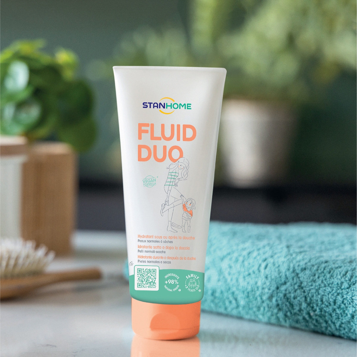 Kem dưỡng ẩm cho da khô, da nhạy cảm Stanhome FLuid Duo 250ml/tuýp