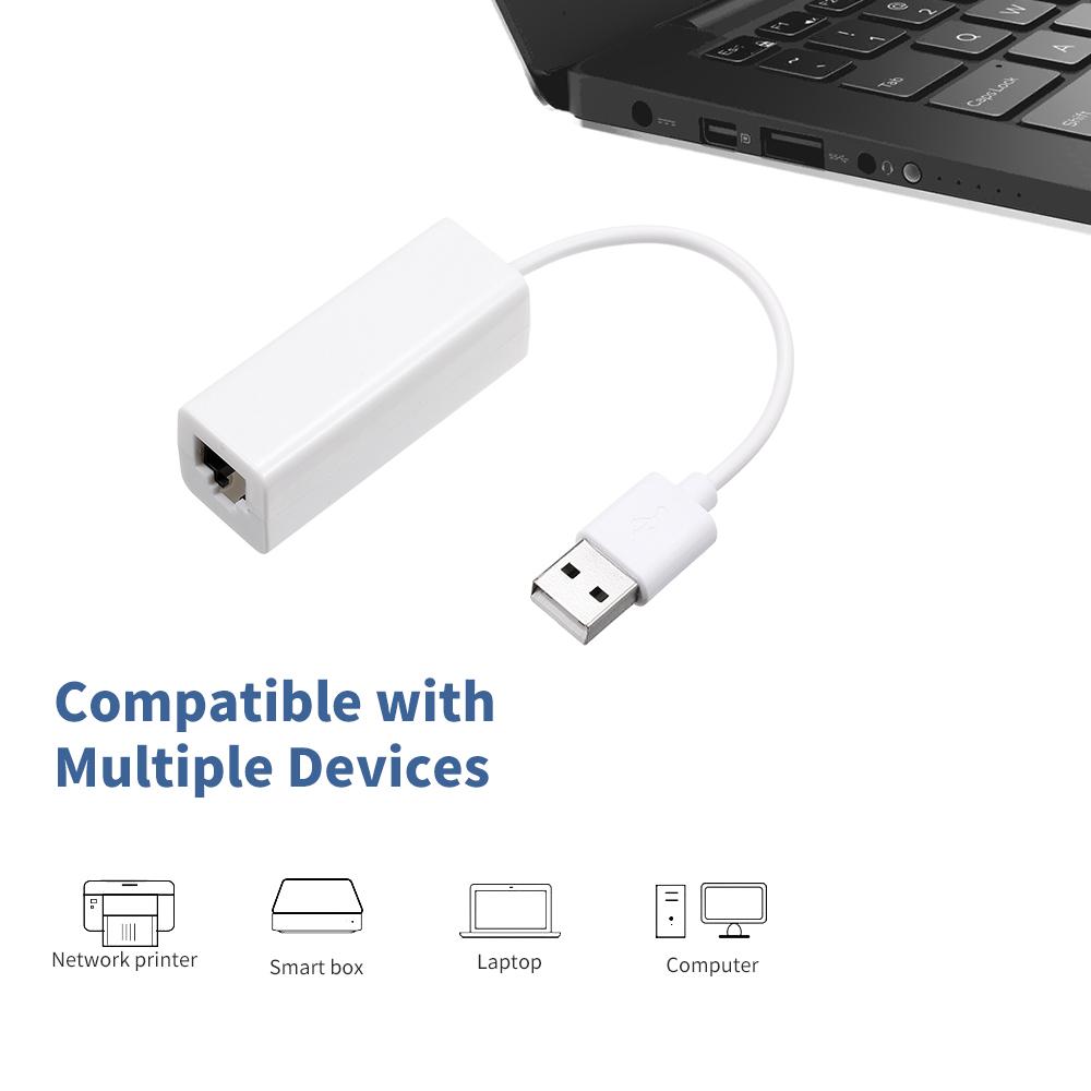 Bộ điều hợp mạng Bộ điều hợp RS485 / 422 chuyển đổi USB sang Ethernet Lan 10/100 / 1000Mbps RJ45 Tương thích với Máy tính xách tay và để bàn