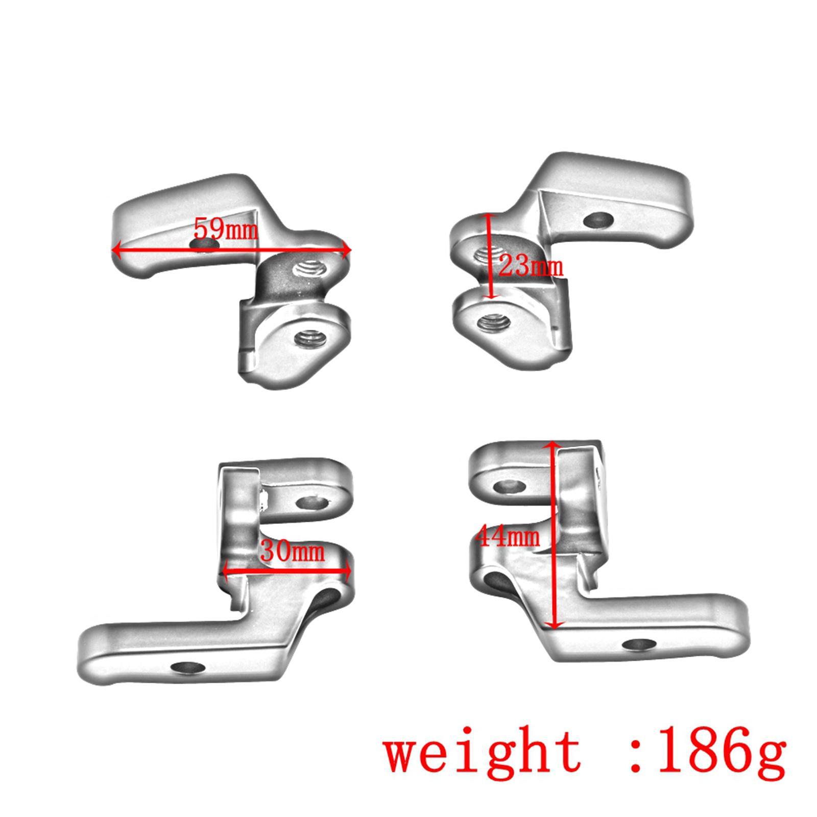 Aluminum Alloy Motorcycle Driver Floorboard Relocation Brackets Kit for Trikes