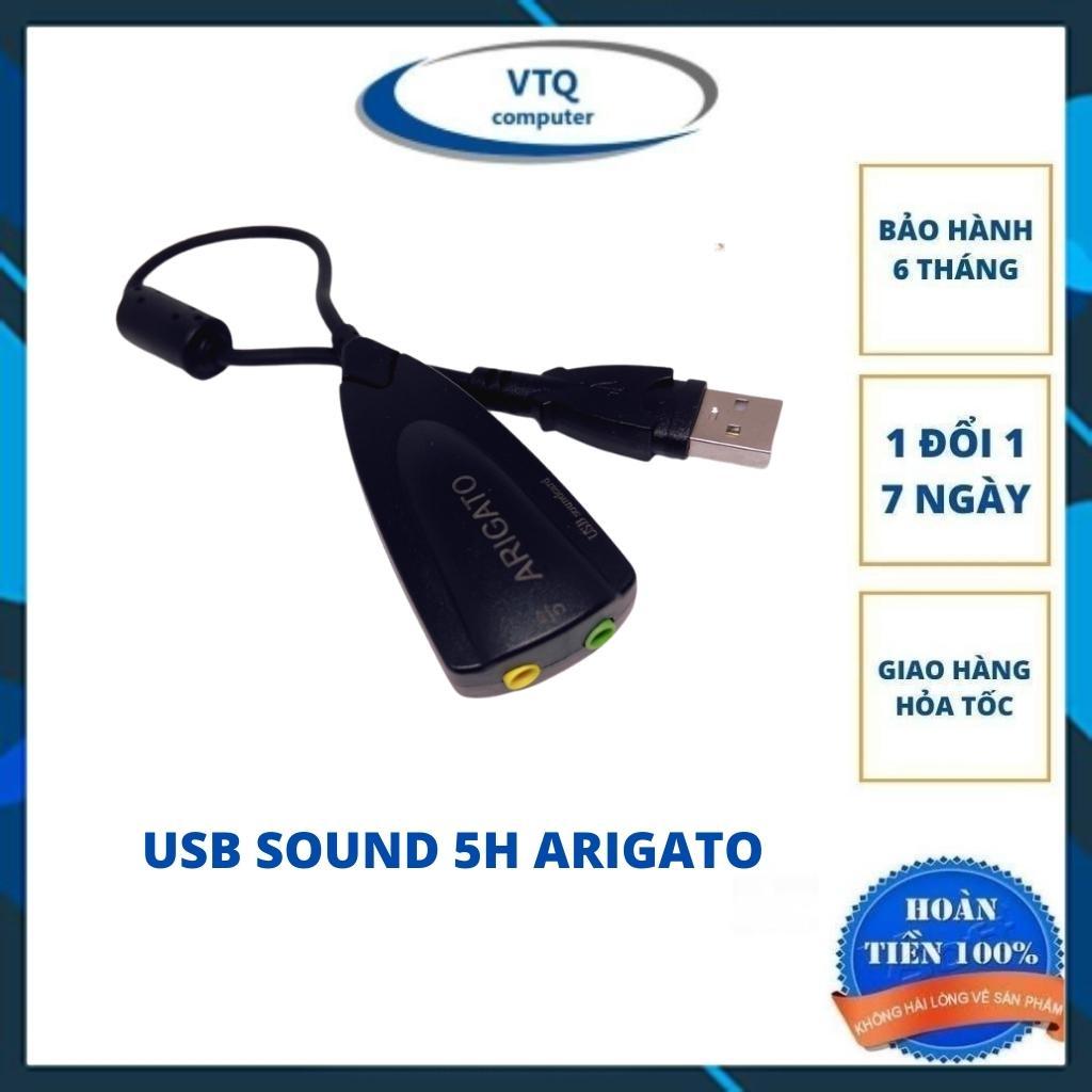 USB Sound 5HV2 7.1 cao cấp,sound 5H tiện lợi chuyển đổi từ USB sang âm thanh ARIGATO