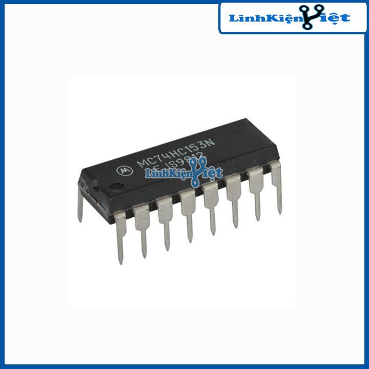Chíp 74HC153 Dual 4-Input Multiplexer DIP16