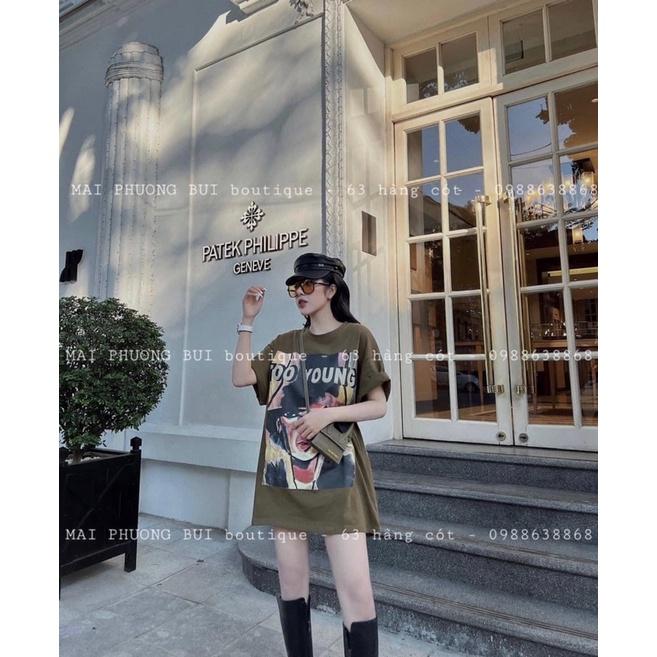 Áo Thun Unisex Form Rộng Hàng QC Cotton Oversize,Hình In Sắc Nét,Phong Cách Hàn Quốc TH205