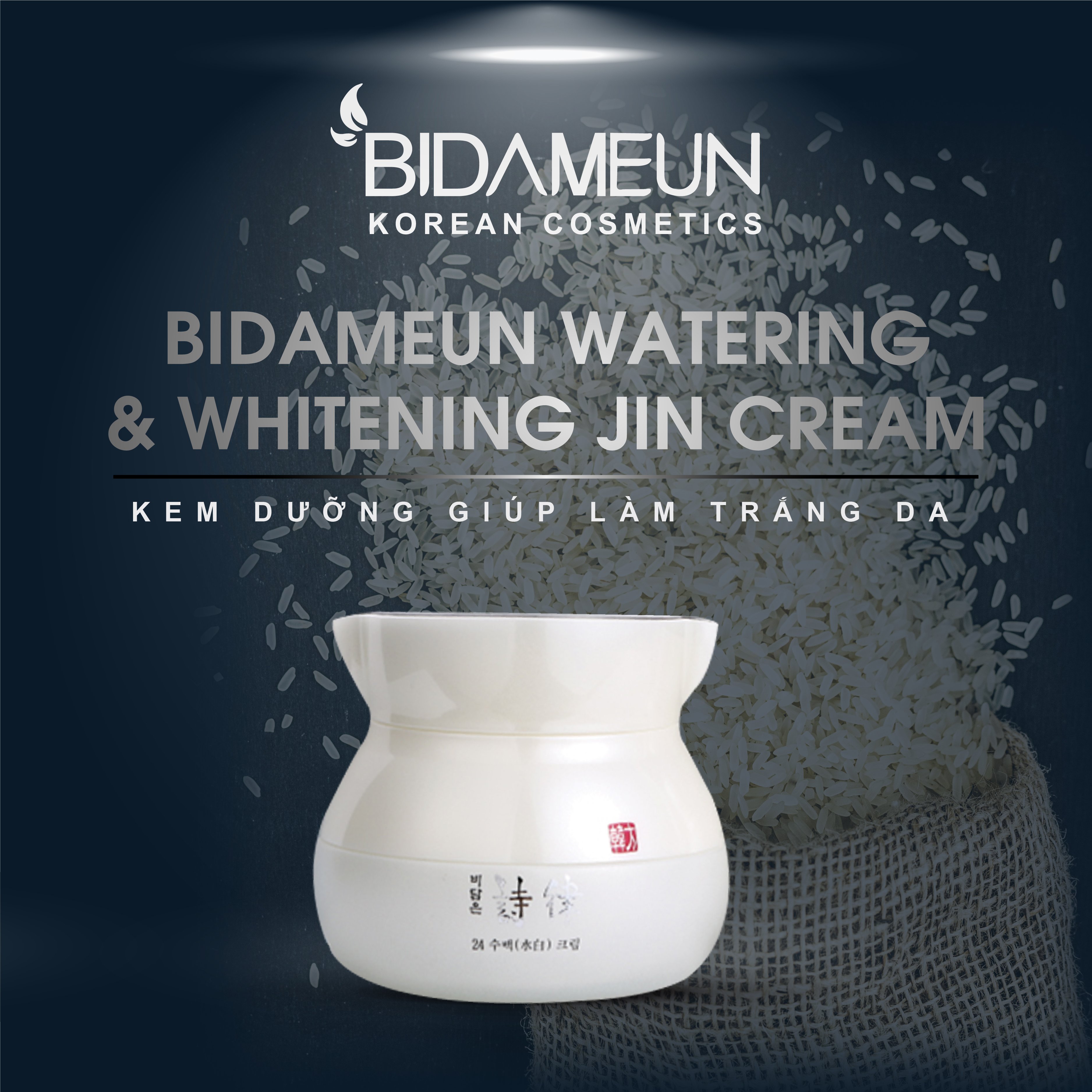 Kem Dưỡng Giúp Làm Trắng Da Bidameun (50ml)