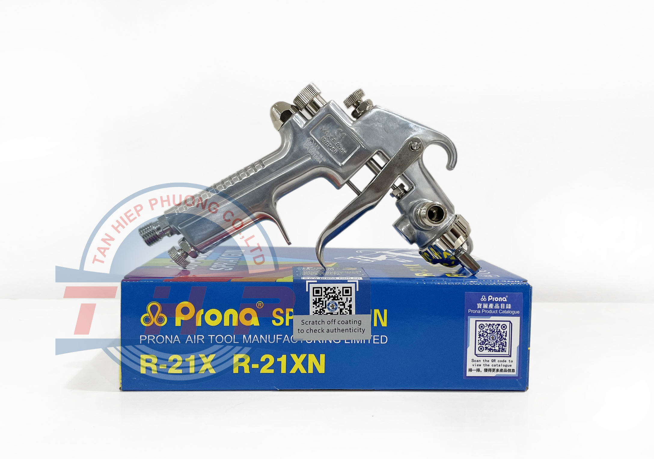 Dụng cụ phun sơn PRONA R21X-G13 + cốc RC-4S (400ML)