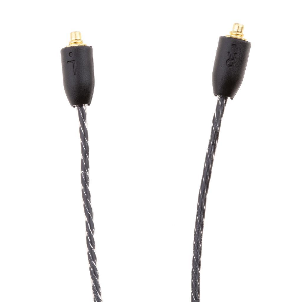 2Pieces Replacement Upgrade Audio Cable Cord with Mic for Shure SE215 SE315 SE425 SE535 UE900