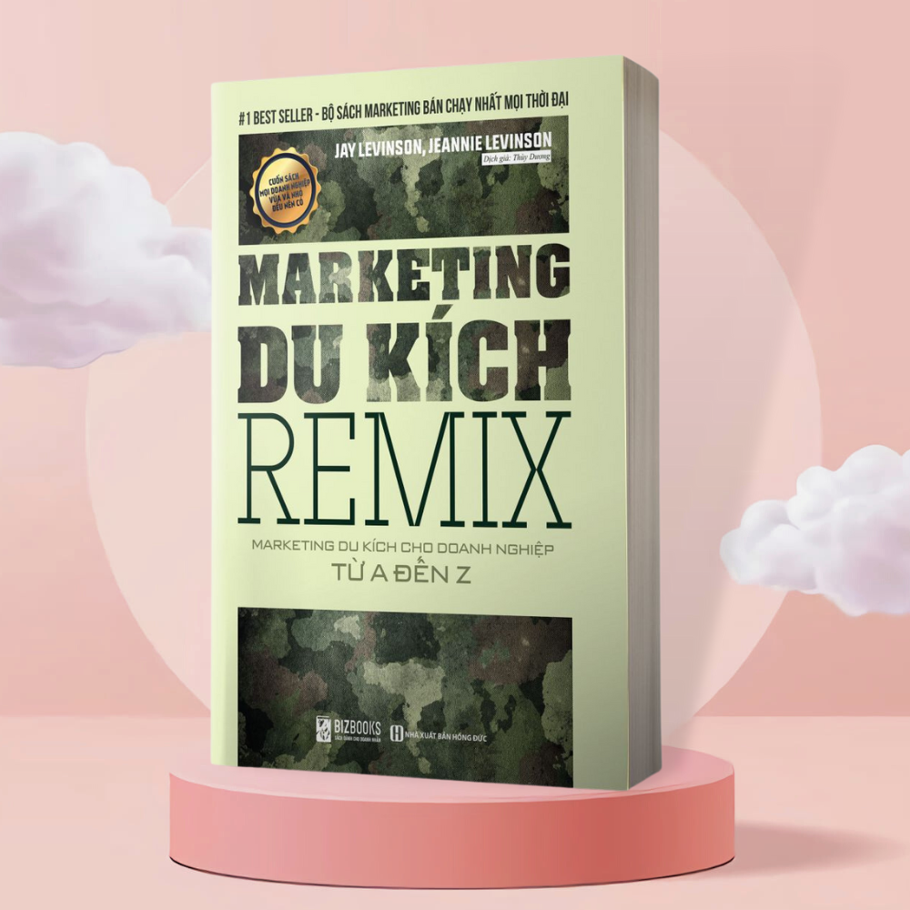 Hình ảnh Sách - Marketing Du Kích REMIX - Maketing Du Kích Cho Doanh Nghiệp Từ A Đến Z