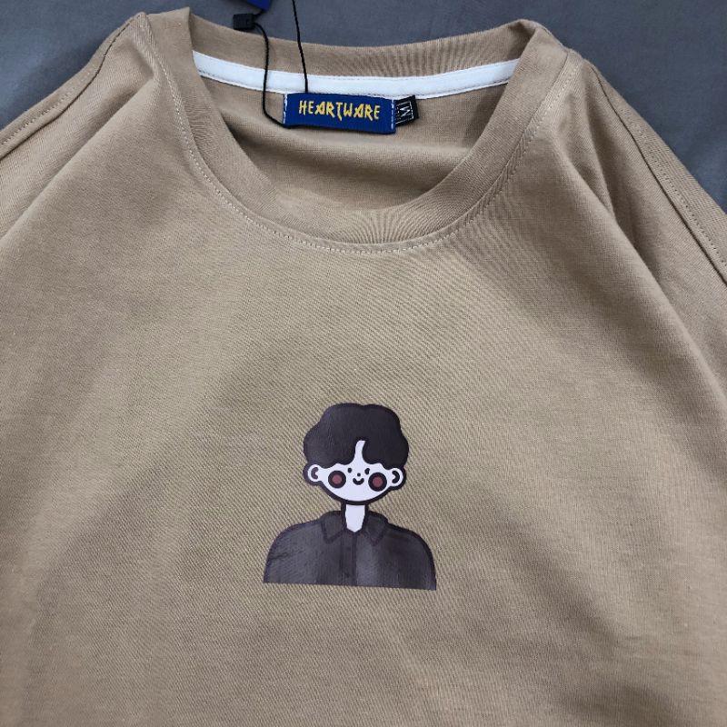 Áo thun tay lỡ 100% cotton xịn xò cặp đôi cute ulzzang - ẢNH THẬT