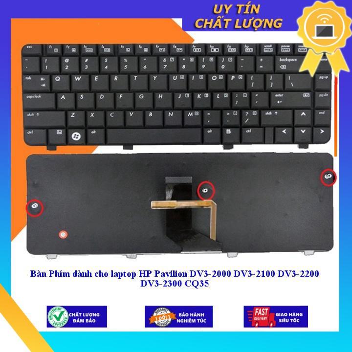 Bàn Phím dùng cho laptop HP Pavilion DV3-2000 DV3-2100 DV3-2200 DV3-2300 CQ35 - Hàng chính hãng - TỐT - CÓ ĐÈN MIKEY2129