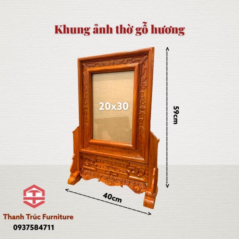 Khung ảnh thờ, khung hình thờ gỗ 20x30cm