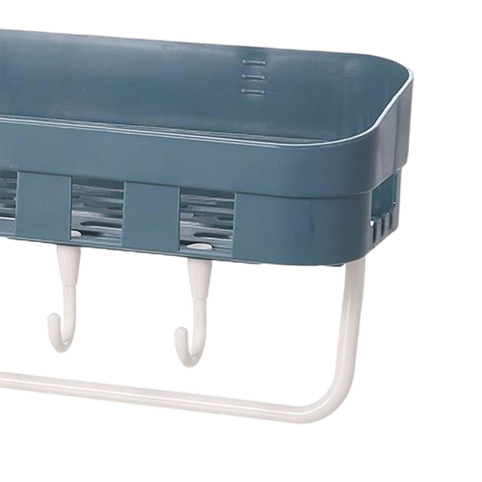 Shower Caddy Shelf Storage Rack  Holder for Bathroom Wall Kitchen Dark