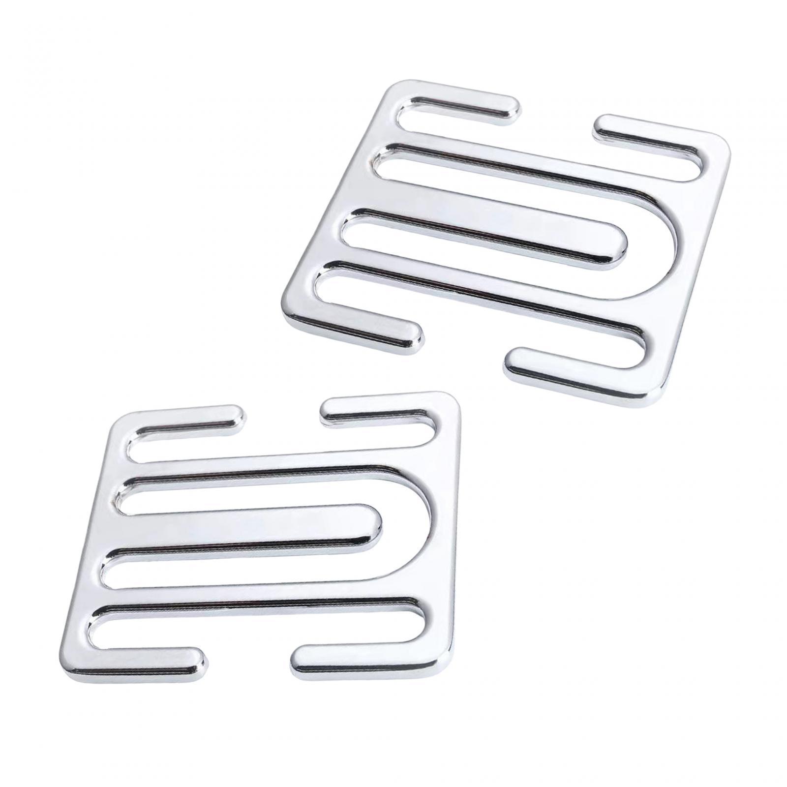 Metal Seat Belt Adjuster Vehicle Accessory Easy Installation Seat Belt Clips