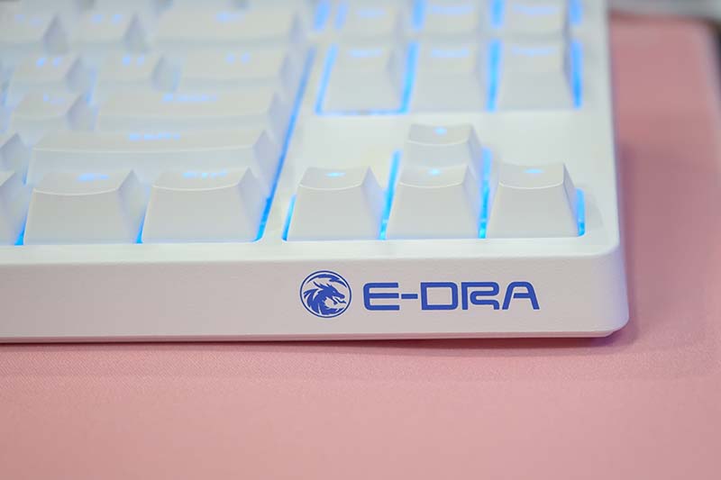 Bàn phím cơ E-DRA EK387 White Edition - Hàng chính hãng