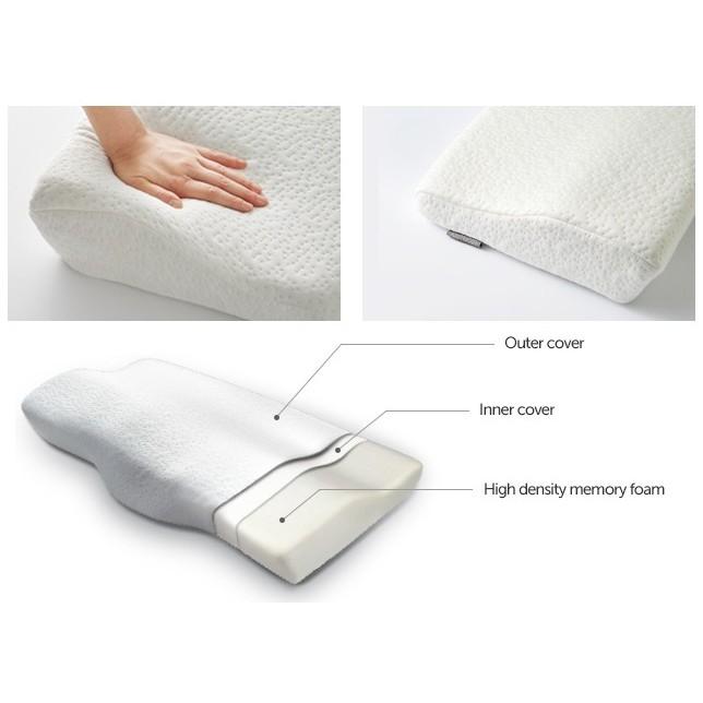 Gối Memory Foam 50D Lock &amp; Lock HLW114 (62 x 34 x 10 cm)