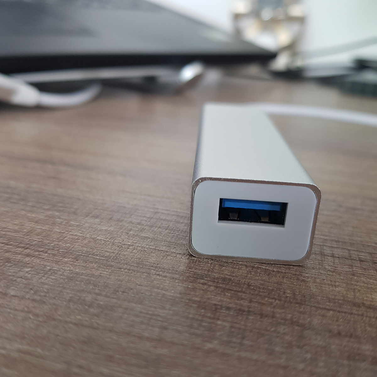 Hub usb type-c ra 5 cổng Usb 3.0, TF, Sd chuyên dụng cho Mac, Surface, Dell XPS, HP