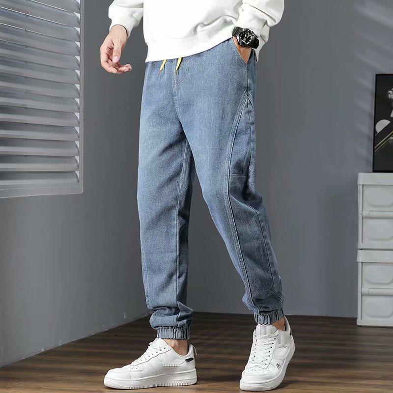 Quần Jean Jogger Nam 2022 Ống rộng cho người béo lẻ size to