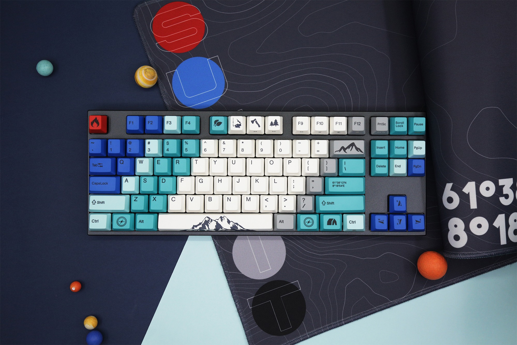 Bàn Phím Cơ Varmilo VA87M Summit Cherry Switch - Hàng Chính Hãng