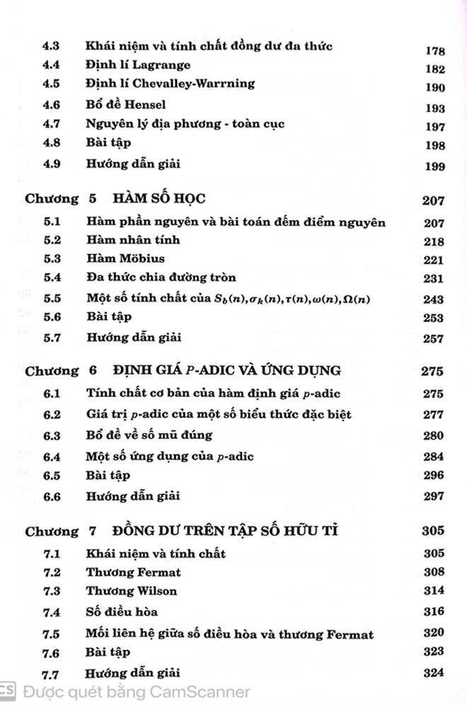 Bài giảng Số học (Dành cho Học sinh, Giáo viên chuyên toán)