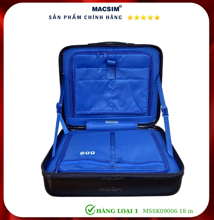 Vali cao cấp Macsim Seek MSSK09006 ( 18 inch) màu đen