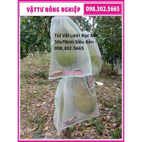 100 Túi Vải Lưới Bọc Mít kích thước 50x70cm Siêu Bền -Chống Ruồi, Chim, Côn Trùng Hút Chích, Chịu Nắng Mưa Qu