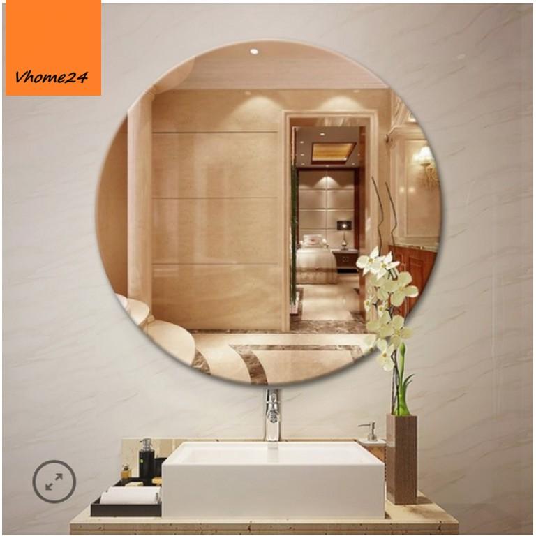 Gương tròn decor tràn viền