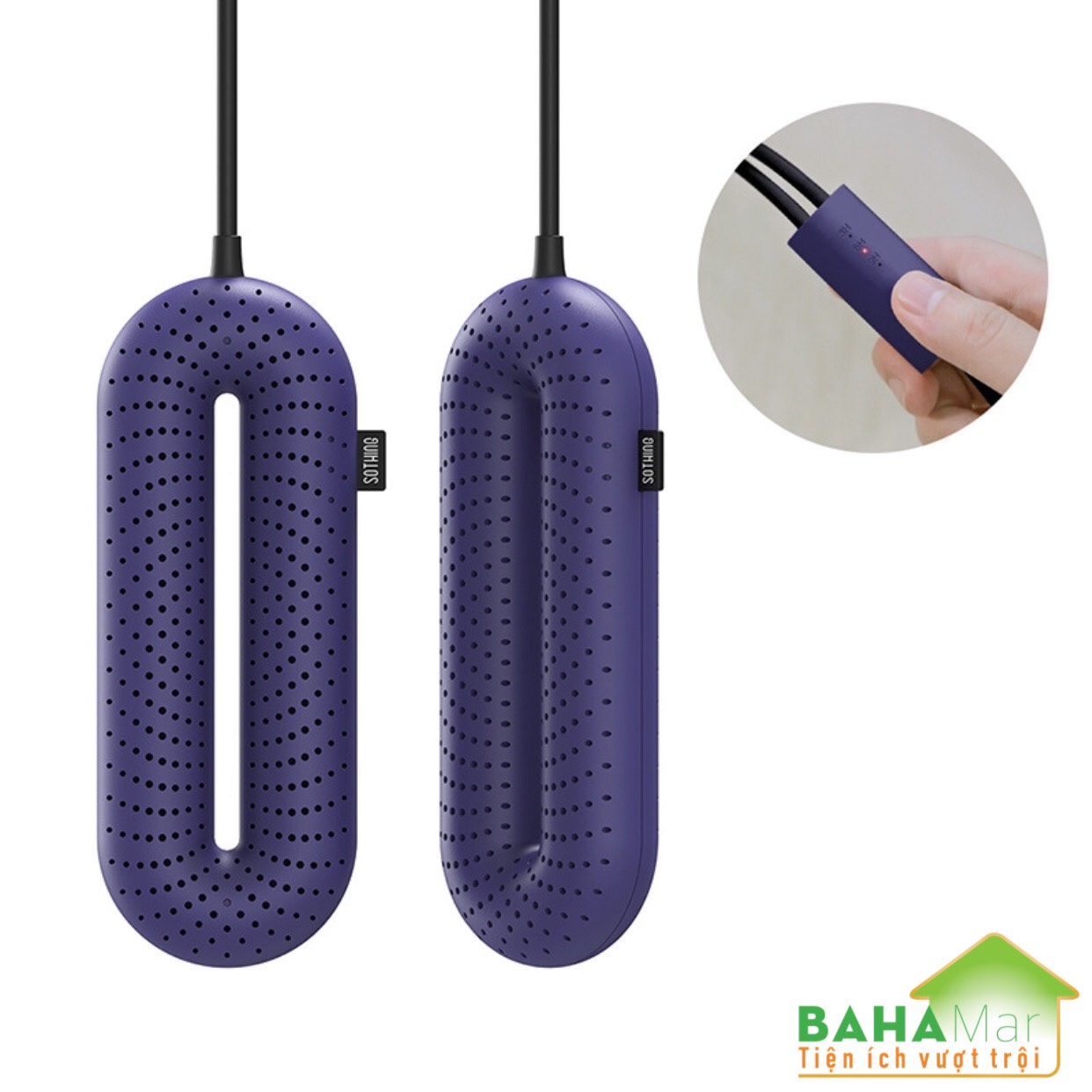 MÁY SẤY KHÔ GIÀY BẰNG ĐIỆN CÓ KHỬ TRÙNG UV KHỬ MÙI BAHAMAR giúp xử lý mùi hôi của giày và sấy khô giày