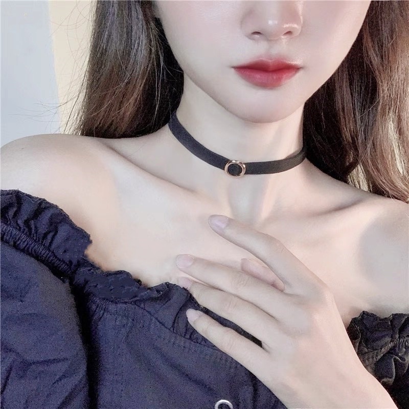 Set 5 Cái Vòng Cổ Choker Ren Phong Cách Hàn Quốc Thời Trang Cho Nữ