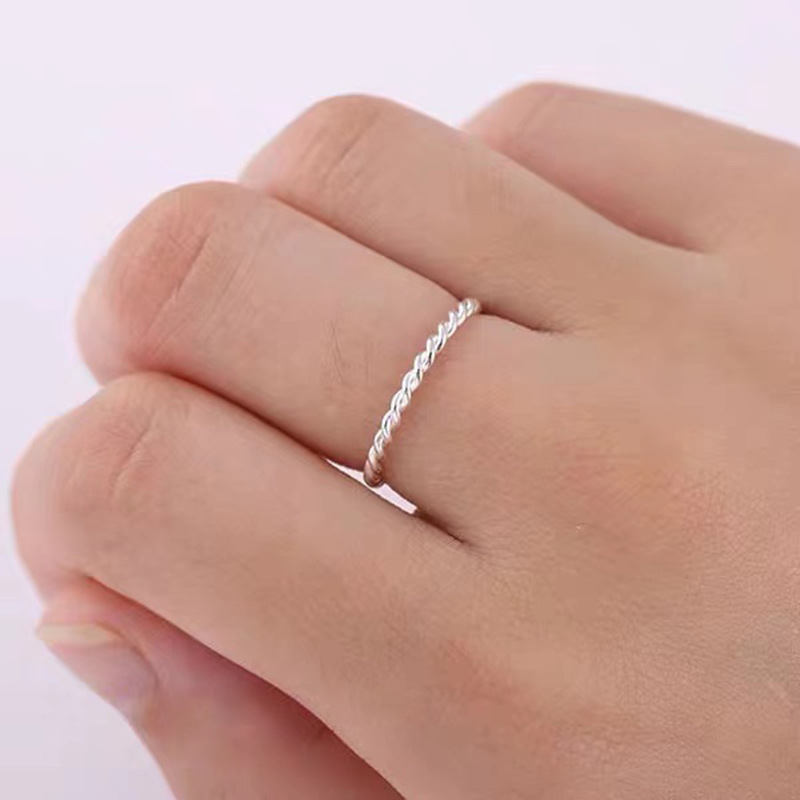 Nhẫn Nữ Bạc- Bảo Hành Vĩnh Viễn Bạc Hiểu Minh NU093