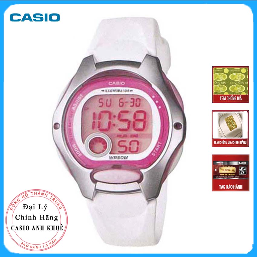Đồng hồ nữ dây nhựa Casio LW-200-7AVDF