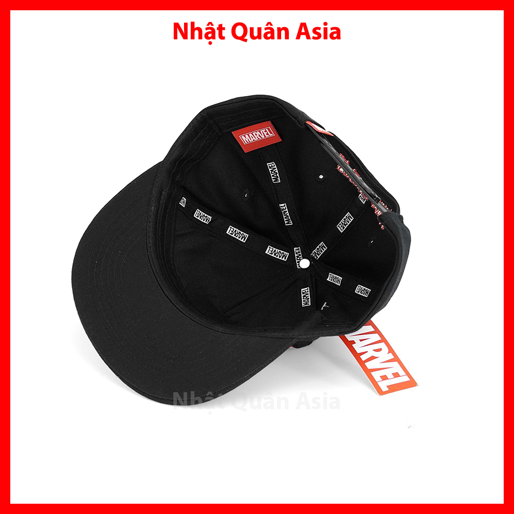 Nón trẻ em Marvel logo nhện snapback cao cấp - Nhật Quân Asia nhatquanasia capman nón bé trai