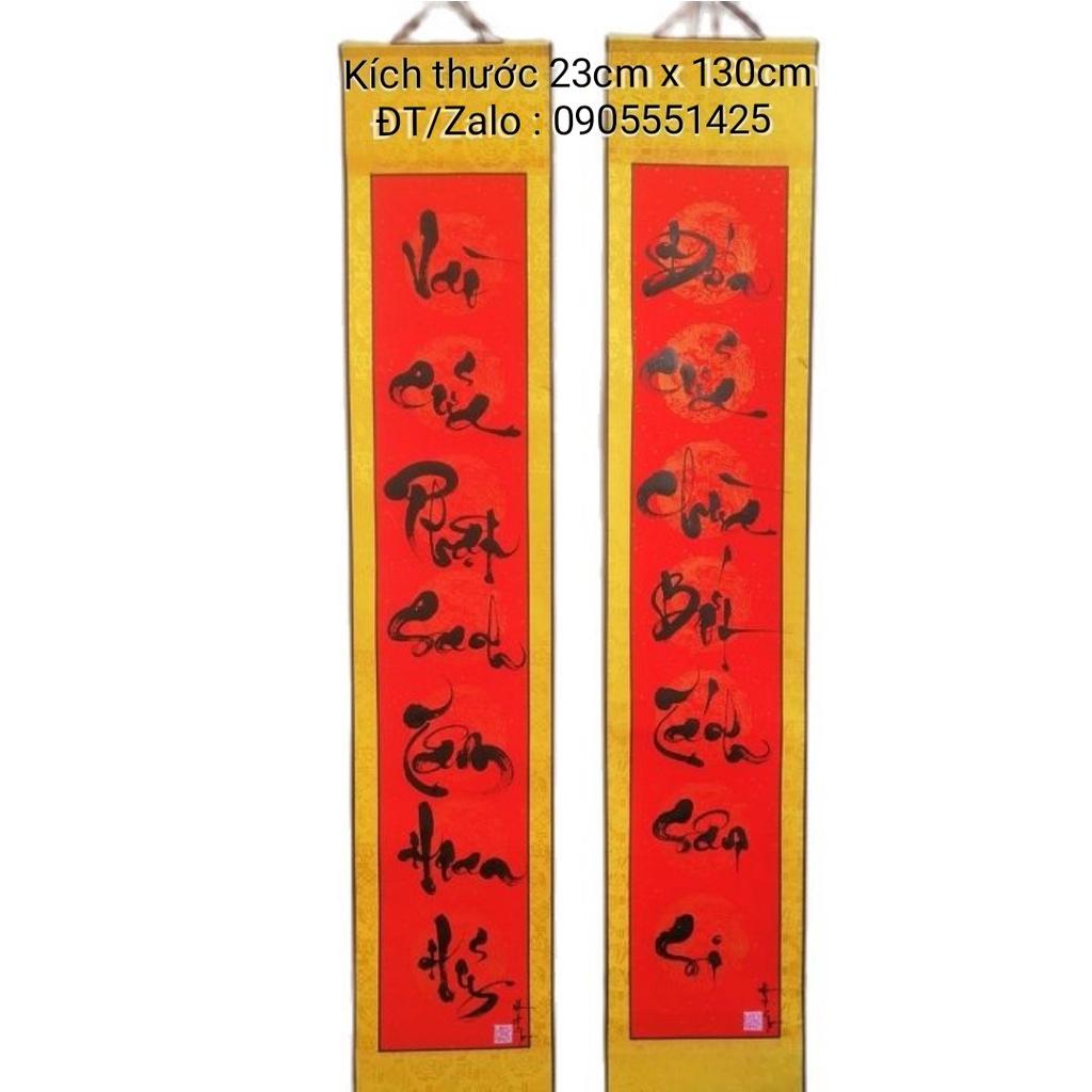 Câu đối thư pháp Phật giáo