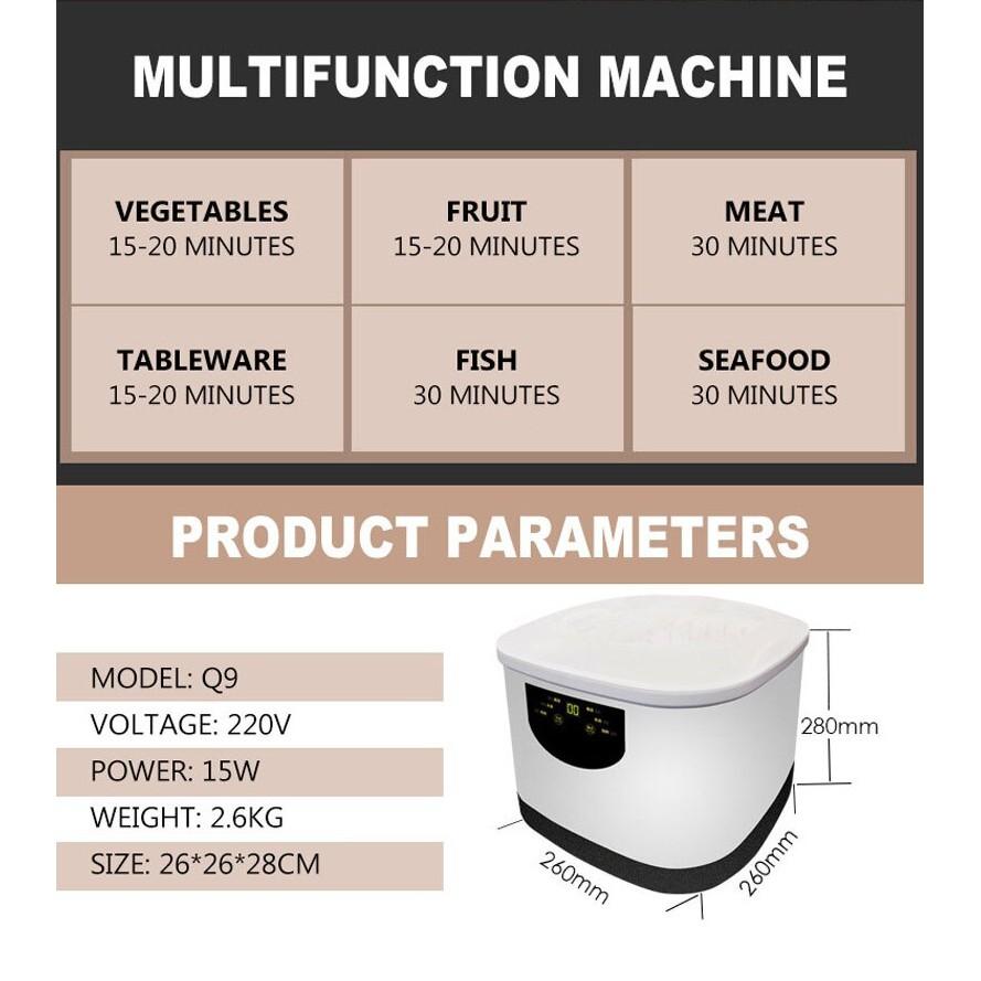Máy khử trùng làm sạch rau, hoa quả - Home and Garden