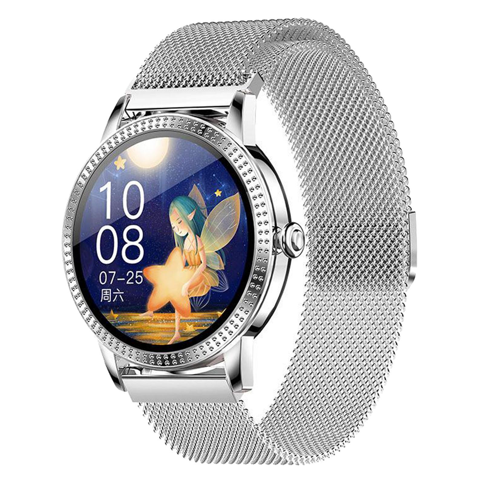 CF18P Smart Watch 1.08" Full Touch Heart Rate Monitor Black