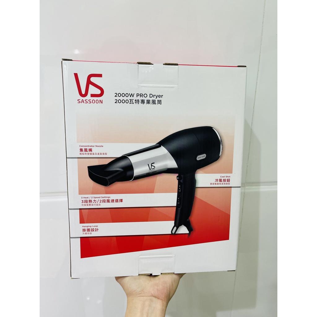 Máy sấy tóc VS Sassoon 2000W Pro Dryer màu đen