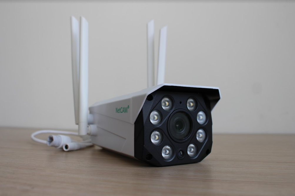 Camera IP WiFi Giám Sát Ngoài Trời NetCAM NT5.0DL, Độ phân giải 5.0MP, Ghi hình màu vào Ban đêm - Hàng Chính Hãng