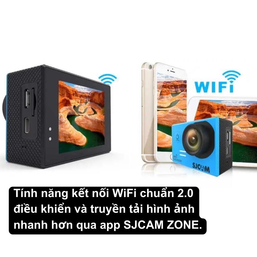 Camera hành trình SJ5000X SJCAM - Actioncam quay video 4k hỗ trợ chống rung GYRO Supersmooth - Hàng chính hãng