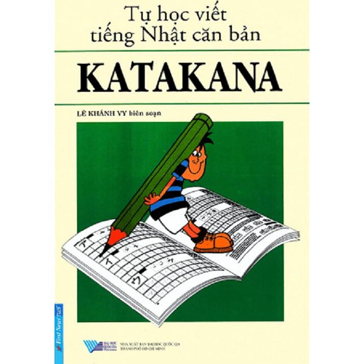 Sách - Combo Tự học viết tiếng Nhật căn bản Hiragana + Katakana - FirstNews