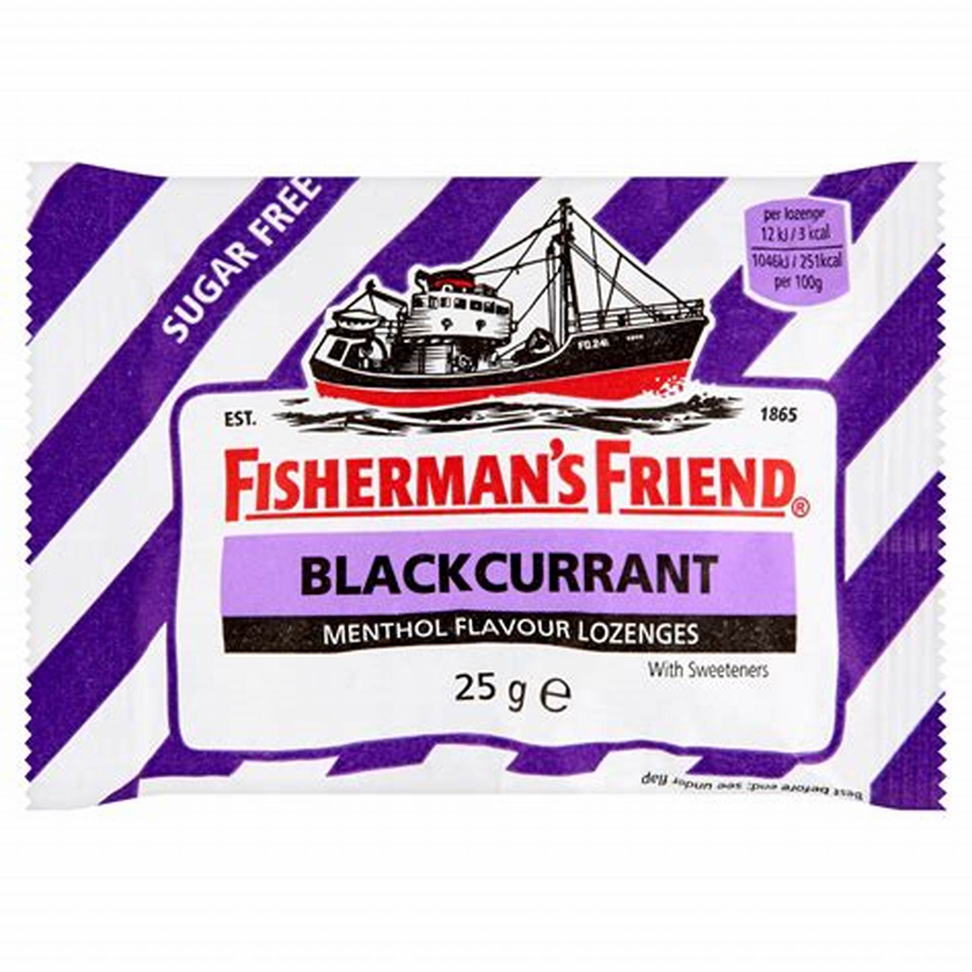 COMBO 3 GÓI Kẹo Cay Con Tàu Fisherman's Friend 8 vị - Kẹo ngậm Thông Cổ Họng Giảm Sưng Viêm Họng 25g