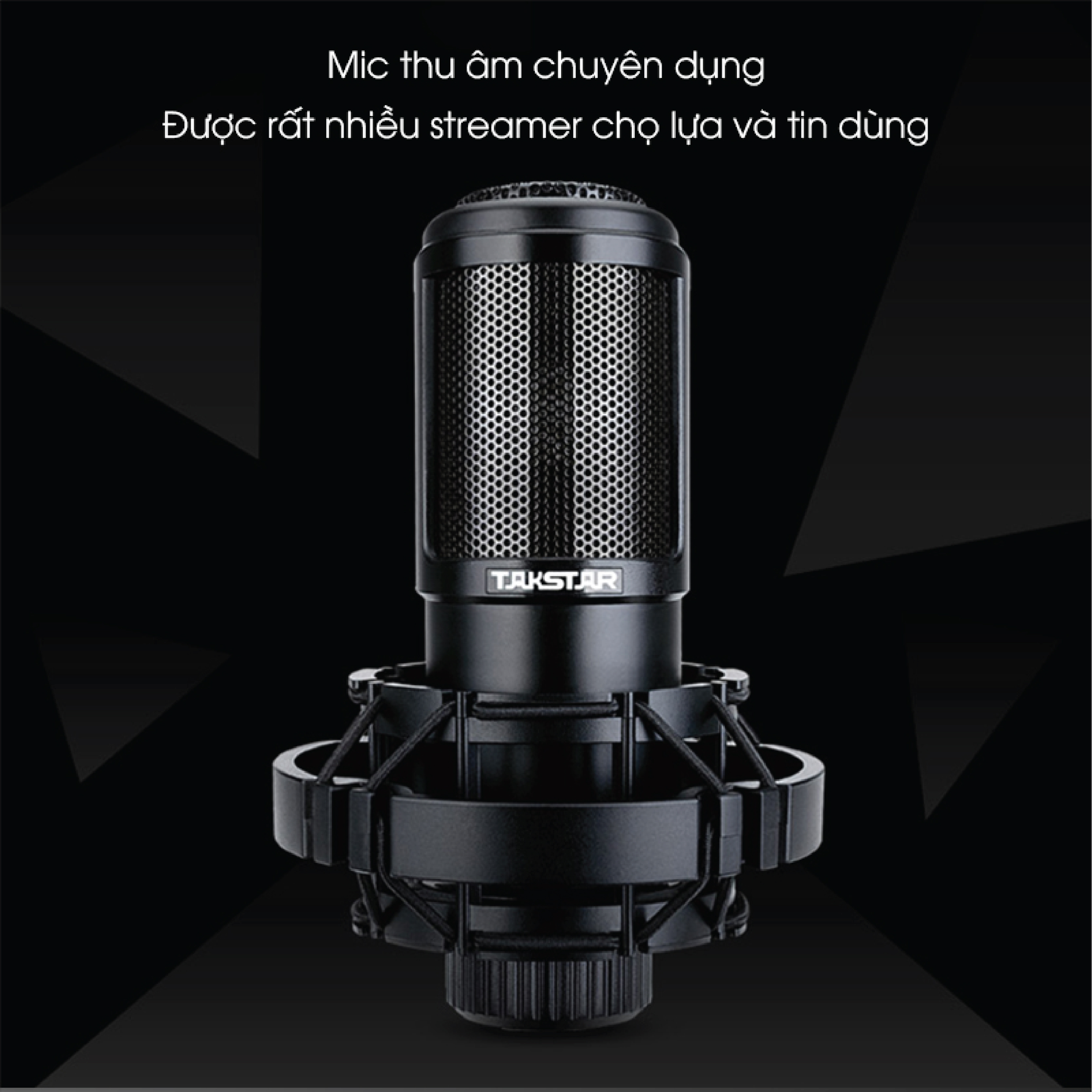 Mic thu âm Takstar PC-K320 [HÀNG CHÍNH HÃNG] - Micro hát karaoke - Mic livestream PC K320 - Mic PC K320 Takstar