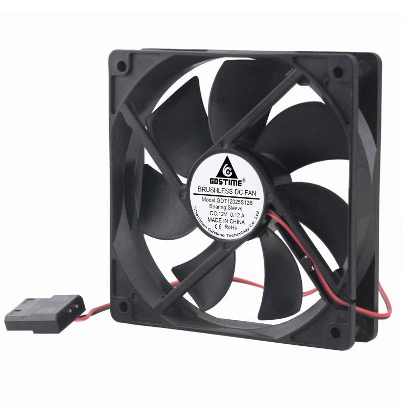 1 pcs Gdstime 4Pin 1 inches 11x11x11mm 11V Mute Plastic Brushless Computer DC Cooling Fan 11mm x 11mm 1111 Two Wires
