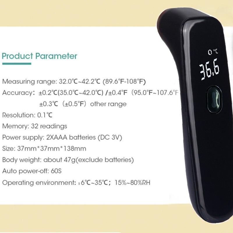 Portable Infrared Digital Thermometer Non-Contact Temperature Gun Electronic Body Care Forehead Measurement Device Termometro