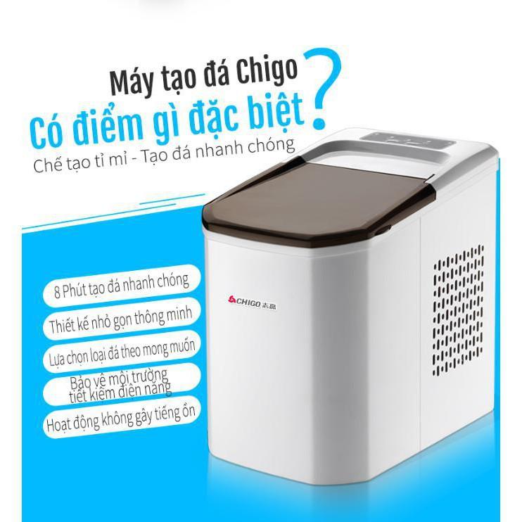 Máy làm đá viên đa năng Chigo 112W cho gia đình