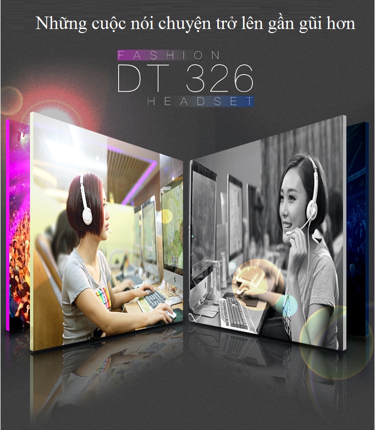 Tai nghe có dây DT326 - Đẳng cấp game thủ , streamer