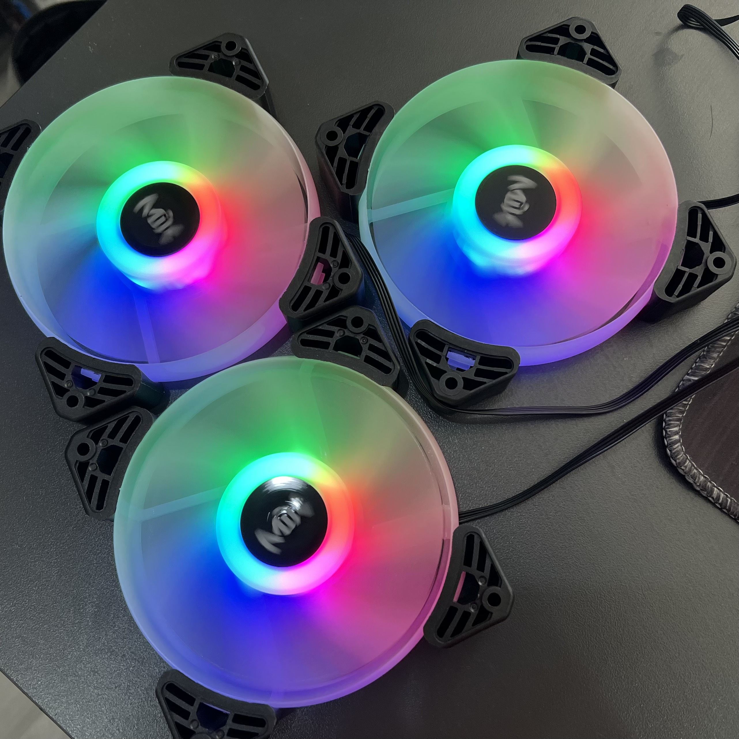 BỘ 3 FAN GALAXY RGB 12CM (LED AUTO, KHÔNG CẦN HUB) - HÀNG CHÍNH HÃNG