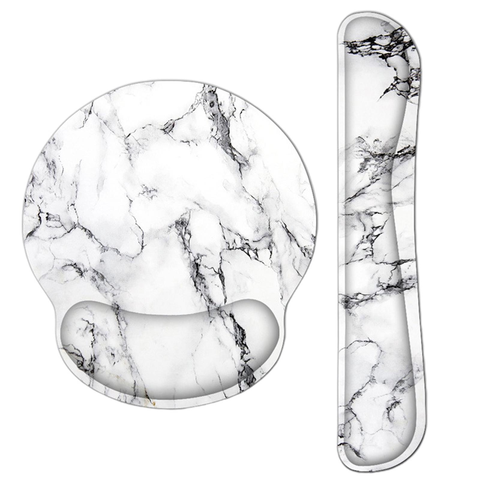 Ergonomic Mouse Pad with Wrist Rest, Non- Rubber Base, Wrist Rest, for Home, Office, Travel Relieve