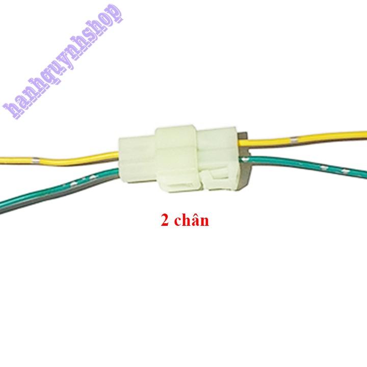 Giắc đực cái 2 3 4 chân – Jack nối nhanh ô tô xe máy